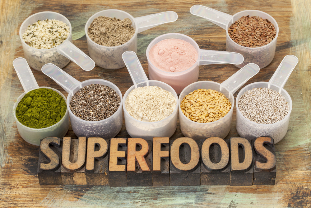 Assortment of superfoods